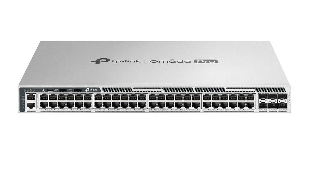  OMADA PRO 48-PORT MANAGED GIGABIT L3 SWITCH, GbE(48), 10G SFP+(6), 1U, 5YR  