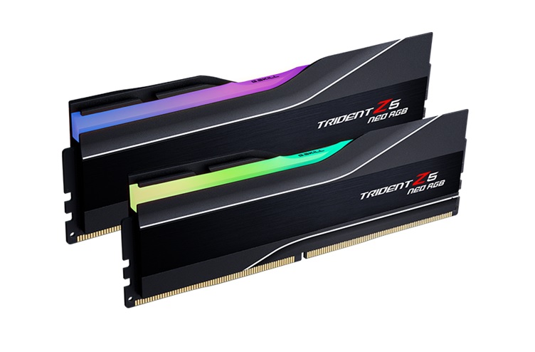  Dual Channel: 64GB (2 x 32GB) Dual Channel: 64GB (2 x 32GB) DDR5-6000 6000MHz CL30 1.40V Trident Z5 Neo RGB DDR5 memory AMD EXPO  