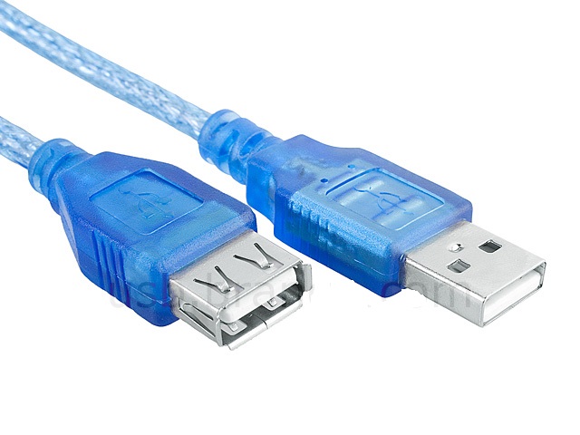  <b>USB 2.0 Cable:</b> 1.8M/2.0M AM-AF Extension  