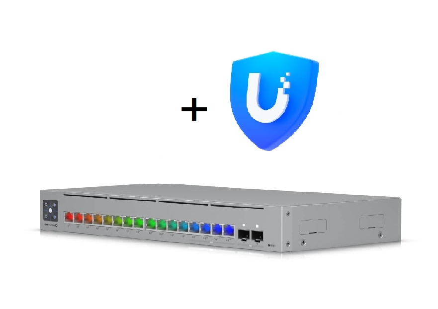  USW-Pro-Max-16-PoE 16 ports POE Switch with UICARE-USW-Pro-Max-16-PoE-D Five-Year Extended Replacement Protection  <br><b>Choose carefully as item cannot returned for refund/exchange as warranty is locked to the item</b></br>  