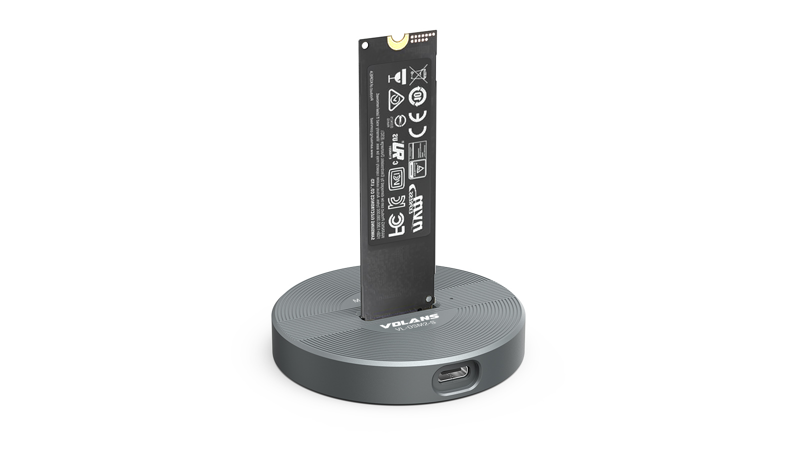 Aluminium USB-C (Gen 2) M.2 NVMe/SATA SSD Docking Station   Aluminium USB-C (Gen 2) M.2 NVMe/SATA SSD Docking Station