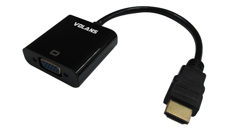 HDMI(M) to VGA(F) 20cm - Supports 1080P (No Audio)  