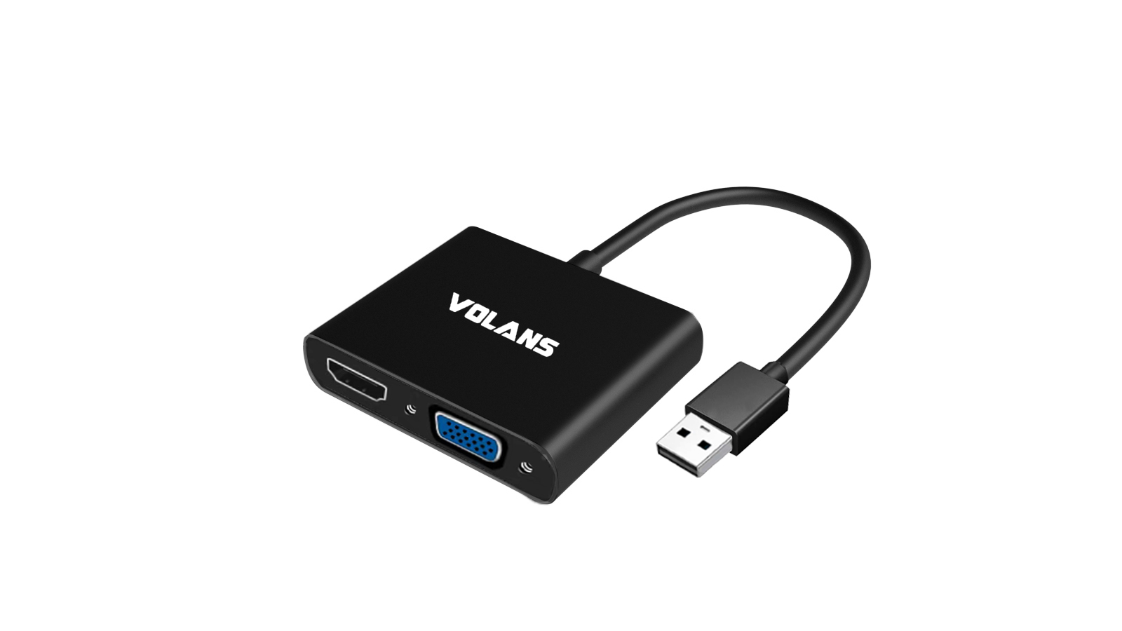  Aluminium USB3.0 to VGA/HDMI Display Converter  