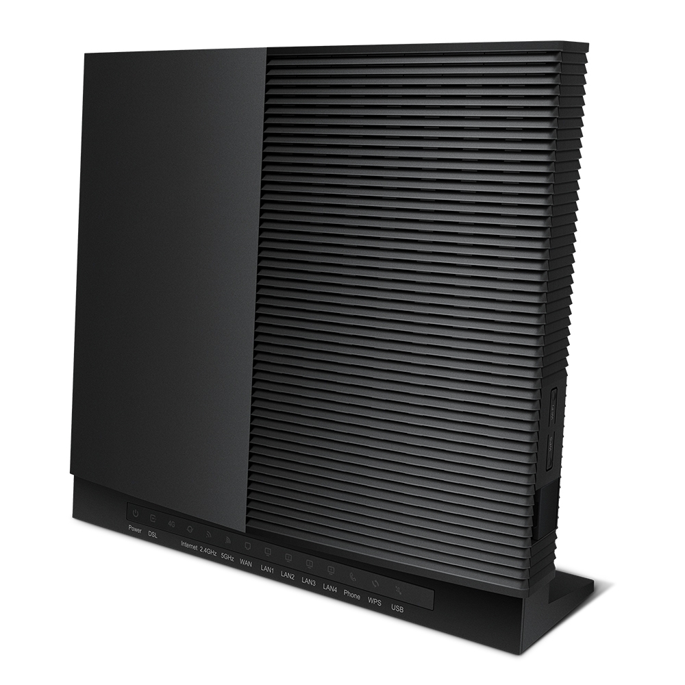  AX5400 Hybrid Wi-Fi 6 Modem Router with VoIP VDSL2, 4G SIM SLOT, EASYMESH, GbE(4)  