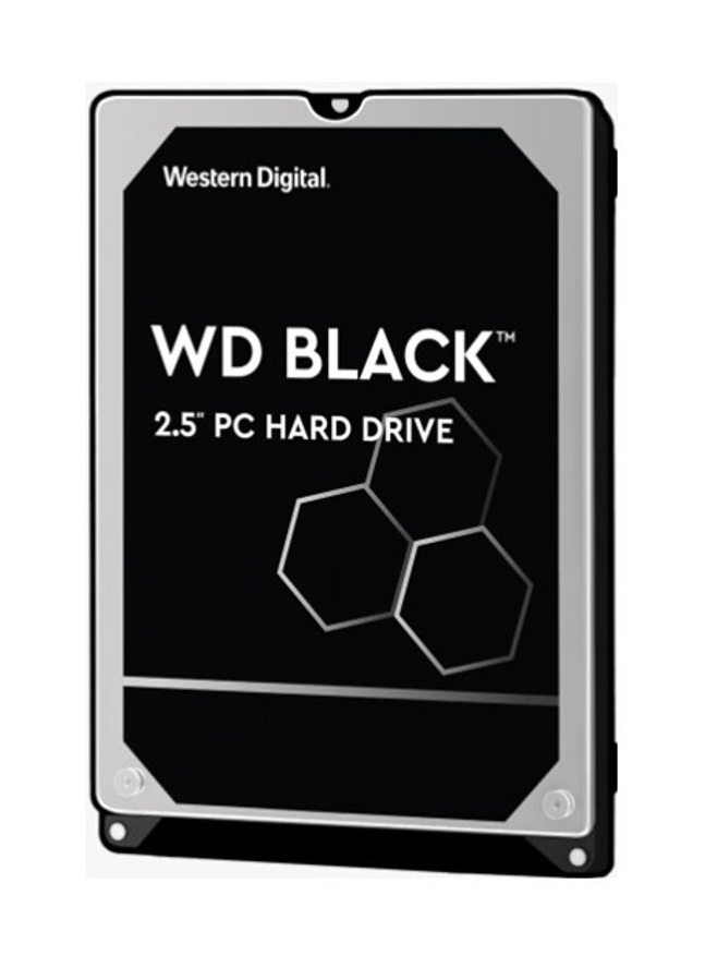  <b>2.5" SATA Drive:</b> 1TB BLACK, SATA 6Gb/s, 64MB Cache, 7200RPM, 9.5mm  