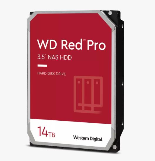  <b>3.5" NAS Drive:</b> 14TB  Red Plus 3.5" NAS HDD SATA3 7200RPM 512MB Cache 24x7 180TBW ~8-bays NASware 3.0 CMR Tech 3yrs wty ~WD142KFGX  