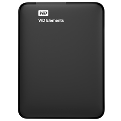  <b>PORTABLE 2.5"</b>: 2TB Elements, USB3.0/Support Windows and Mac Black  