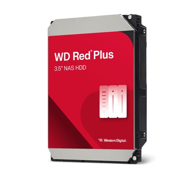  Red Plus 8TB 3.5" NAS HDD SATA WD80EFPX 215MB/s 5640 RPM 256MB Cache 3-Year Limited Warranty  
