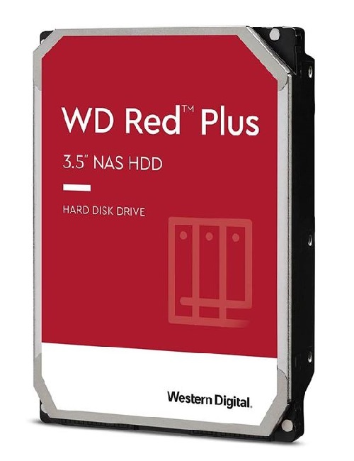  <b>3.5" NAS Drive:</b> 2TB RED PLUS, SATA3 6Gb/s, 64MB Cache, 5400RPM  