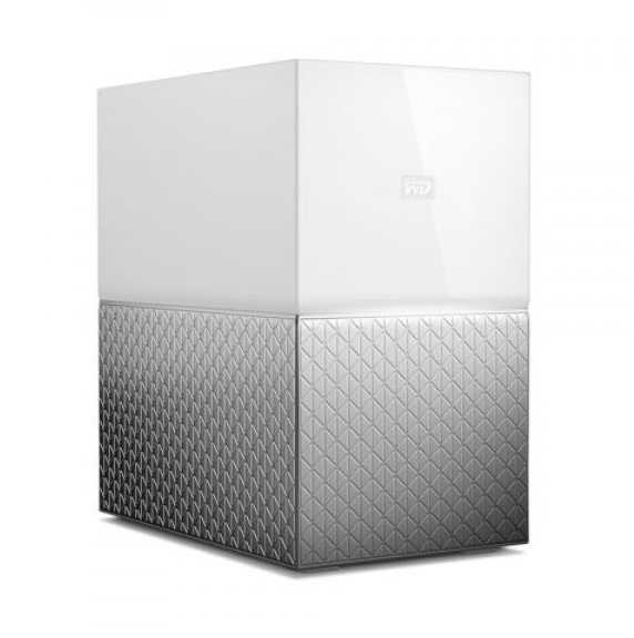  <b>NAS:</b> 20TB My Cloud Home Duo Dual-Drive Personal Cloud Storage (NAS), RAID1, Media Server, File Sync, PC/Mac Backup - White  