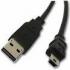 Mini USB - USB 2.0 Cable 1m (Retractable) Black Mini USB - USB 2.0 Cable 1m (Retractable) Black