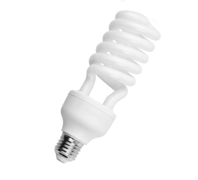  15W Energy Saving Light Bulb<br>E27 Edison Screw 6400K Single Pack  