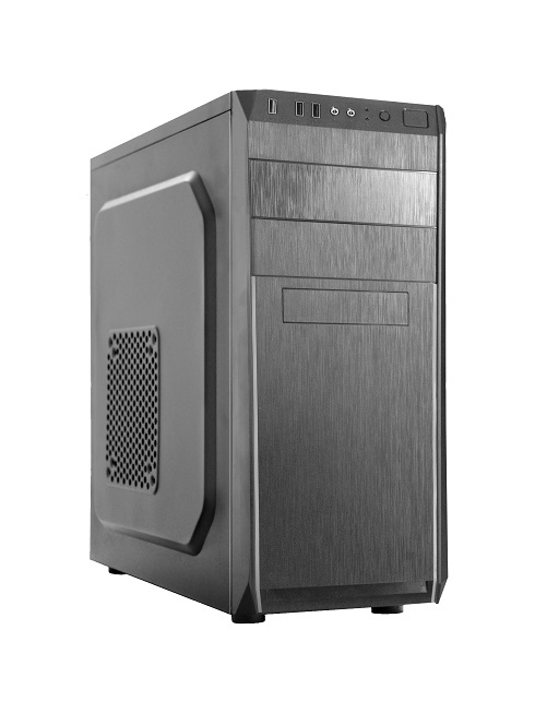  Mini-Tower Case: BESTA B40 + 550W PSU<br>2x 5.25" Bays, 1x Floppy Bay, 2x USB 2.0 + 1x USB 3.0, Supports: ATX/mATX  