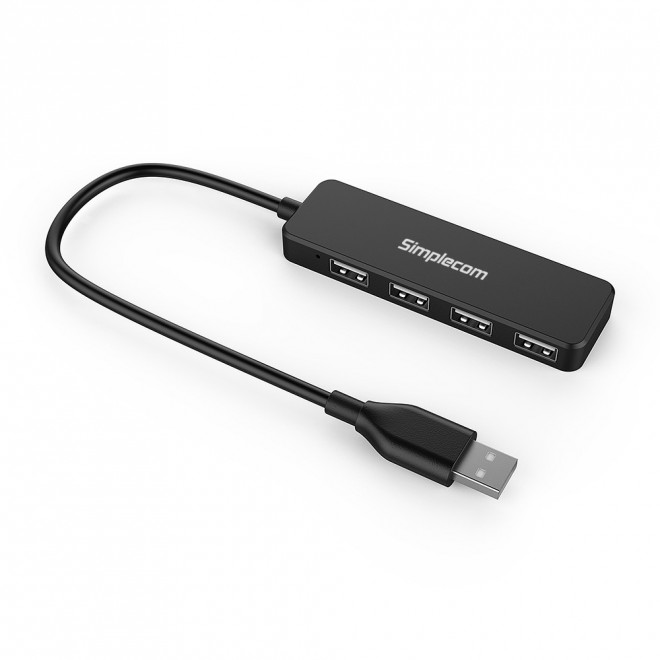  Hi-Speed 4 Port Ultra Compact USB 2.0 Hub  