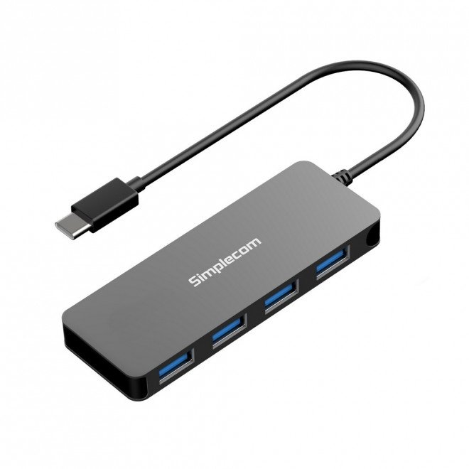 Ultra Slim Aluminium USB 3.1 Type-C (USB-C) to 4 Port USB 3.0 Hub Ultra Slim Aluminium USB 3.1 Type-C (USB-C) to 4 Port USB 3.0 Hub