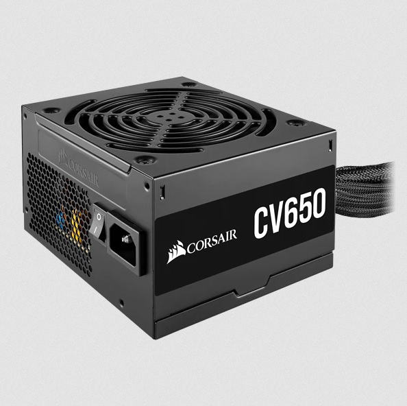  <B>PSU:</b>CV Series 650 Watt 80 Plus Bronze PSU, 120mm FAN, ATX, 2x PCIE, 7X SATA, 1x FLOPPY  