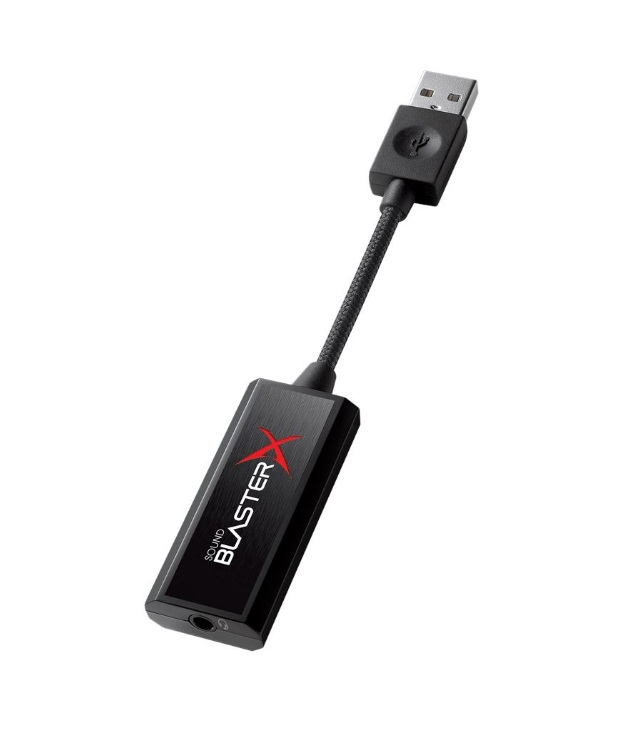  Sound Card: Sound BlasterX G1, Portable Soundcard 7.1 USB3 with Headphone Amplifier  