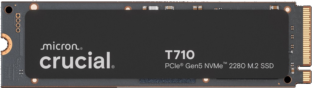  <B>M.2 NVMe SSD:</B> 1TB T710, PCIe Gen5, Read: 14900MB/s, Write: 13800MB/s  