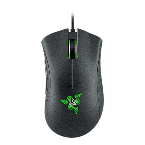  Razer DeathAdder Essential - Ergonomic Wired Gaming Mouse (Black) - 6,400 DPI Optical Sensor, 5 Independently Programmable Hyperesponse Buttons  