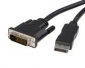  DisplayPort Cable: DP(M) to DVI(M) 1.8/2M  