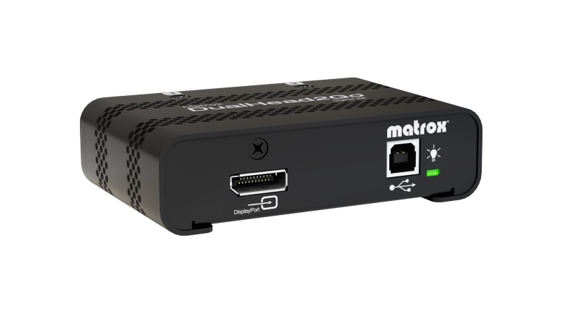  Matrox DualHead2Go Digital SE - Display Port to 2x DVI Monitors Adapter USB Powered<BR>Includes Adapter, 1x DP Cable, 2x DVI Cables, 1x USB Cable  