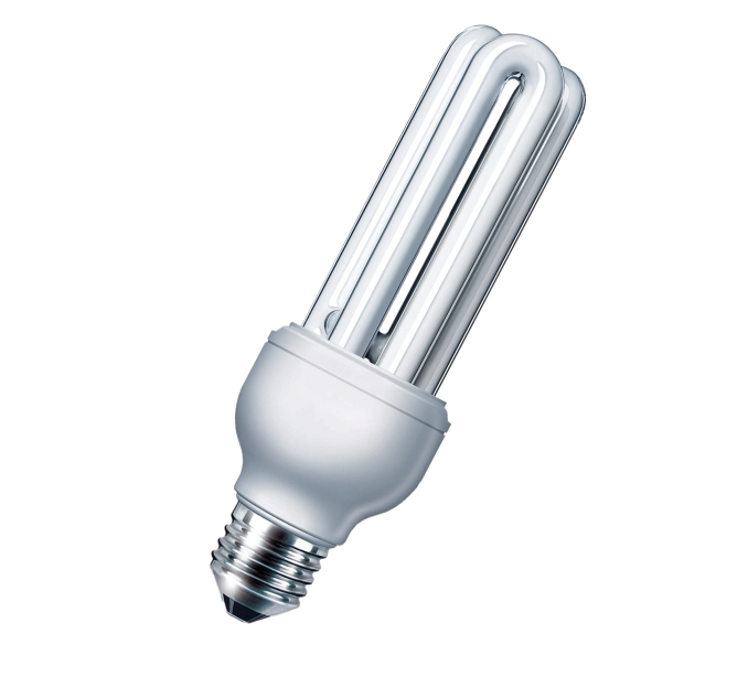  18W Energy Saving Light Bulb<br>E27 Edison Screw 6400K Single Pack  