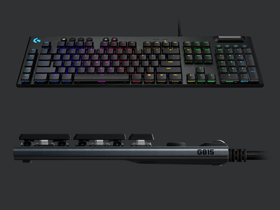  <b>Gaming Keyboard:</b> G815 LIGHTSYNC RGB Mechanical Black Clicky  