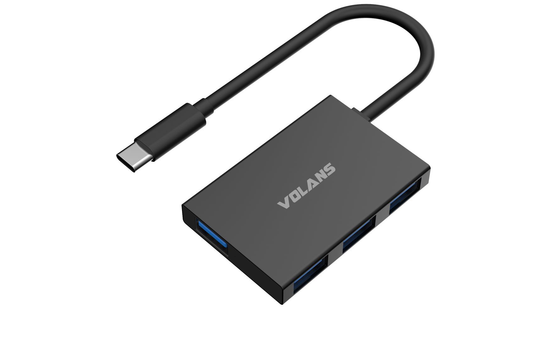  Aluminium USB-C Type-C (10Gbps) to 4-Port USB Hub  