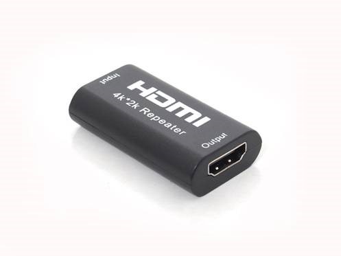  Adapter: HDMI Repeater - HDMI(F) to HDMI(F) Support 4K @30Hz <BR>Extends up to 40 meters, Plug and play, No extra power needed  