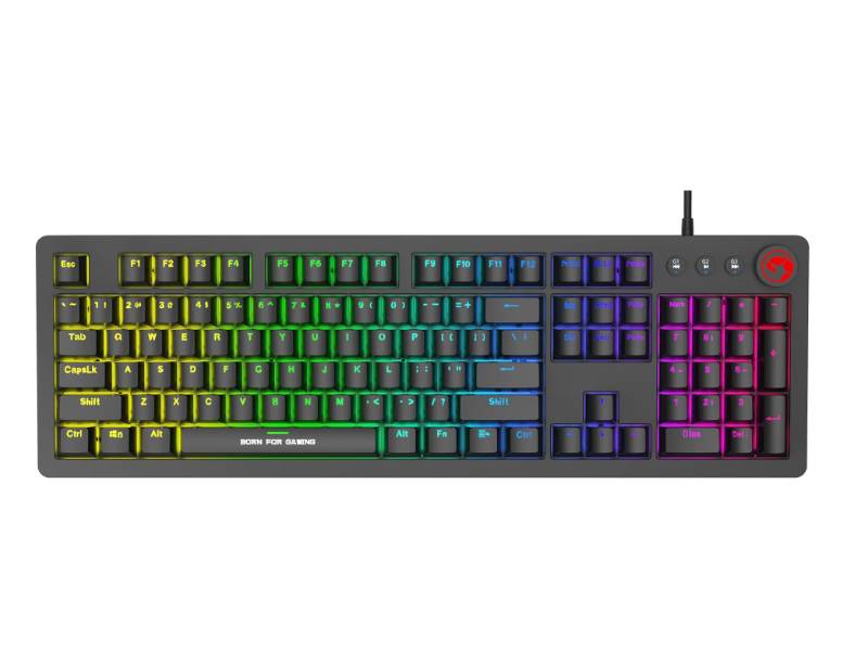  <b>Gaming Keyboard:</b> MARVO KG917, RGB Mechanical Gaming Keyboard, Jixian Blue Switches  