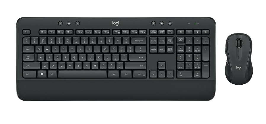  <b>Keyboard & Mouse:</b> MK545 ADVANCED, Comfort Wireless Combo - Black  