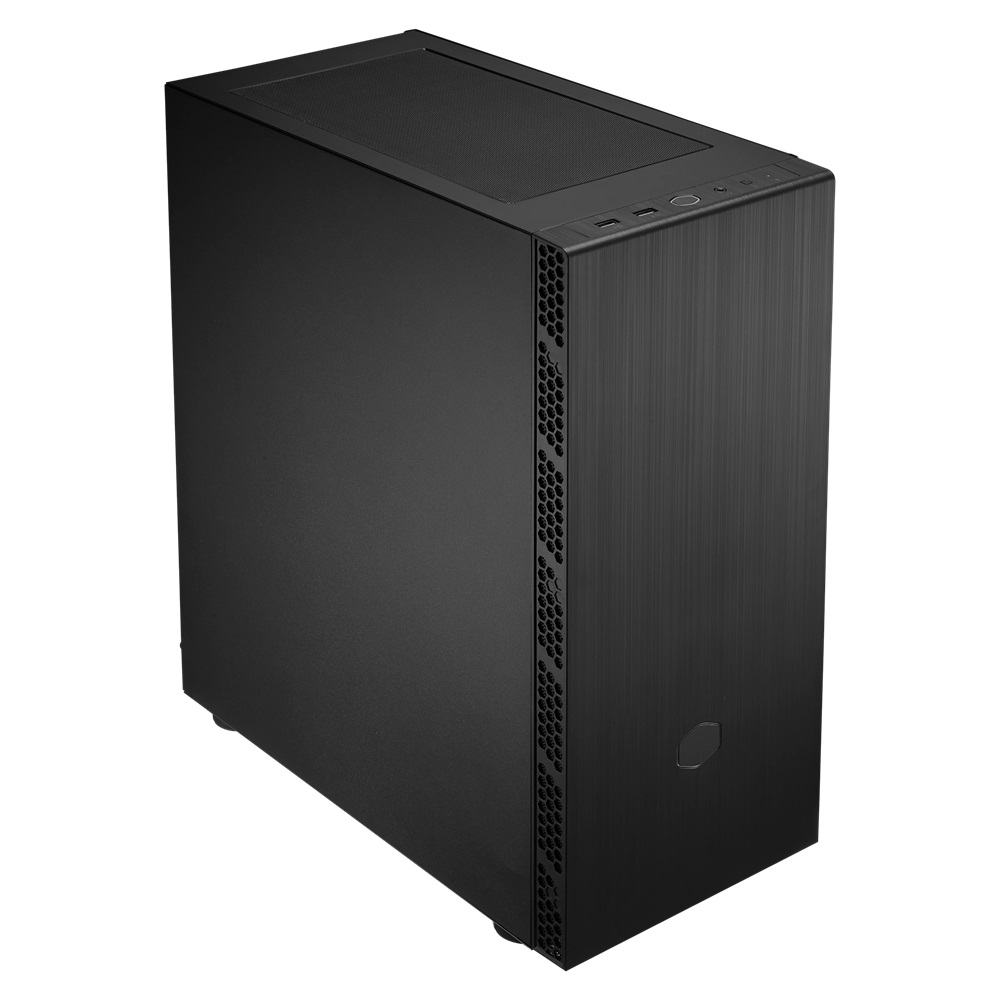  Mid-Tower Case: MasterBox MB600L V2 With 500W PSU - Black<BR>1x 120mm Fan, 2x USB 3.2 Gen 1, Supports: ATX/mATX/mini-ITX  
