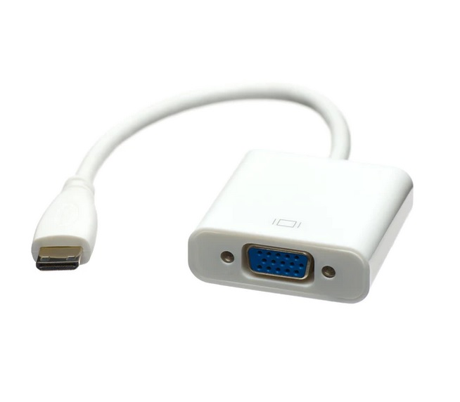  Mini-HDMI(M) to VGA(F) 15cm  