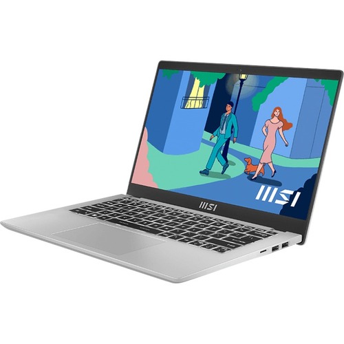  MSI MODERN 14 C12M-214AU, 14" FHD Screen, Intel i5-1235U, 16GB DDR4 RAM, 512GB NVMe SSD, Wireless AX+Bluetooth, Windows 11 Home, Urban Silver  