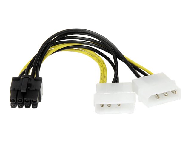  8-Pin PCI-E VGA Power to 2x Molex Cable 15cm  