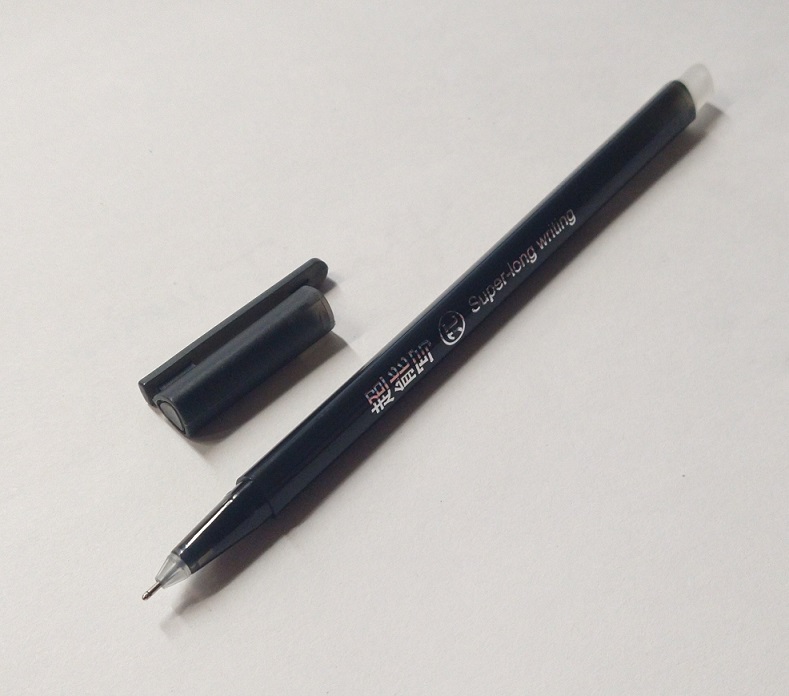  Erasable Gel Ink Pen 0.5 mm School Supply Student Friction Black  