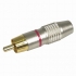 RCA Head Compression Crimp - Red RCA Head Compression Crimp - Red