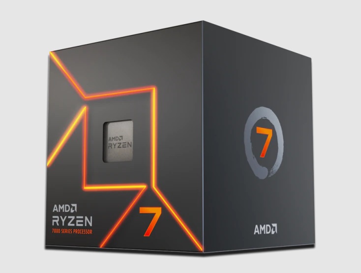  Processor: Socket AM5, Desktop CPU (Boxed), 8 Core/ 16 Threads, Unlocked, Base Clock: 3.8GHz / Boost Clock: 5.3GHz, AMD Radeon Graphics, 32MB L3 Cache, 65W, Wraith Prism Cooler  