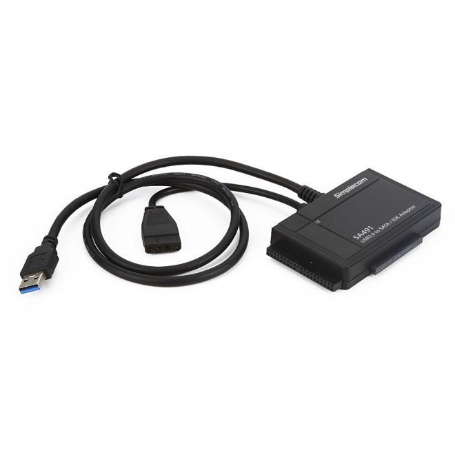  3-in-1 USB 3.0 to 2.5"/ 3.5"/ 5.25" SATA/IDE Adapter with Power Supply  