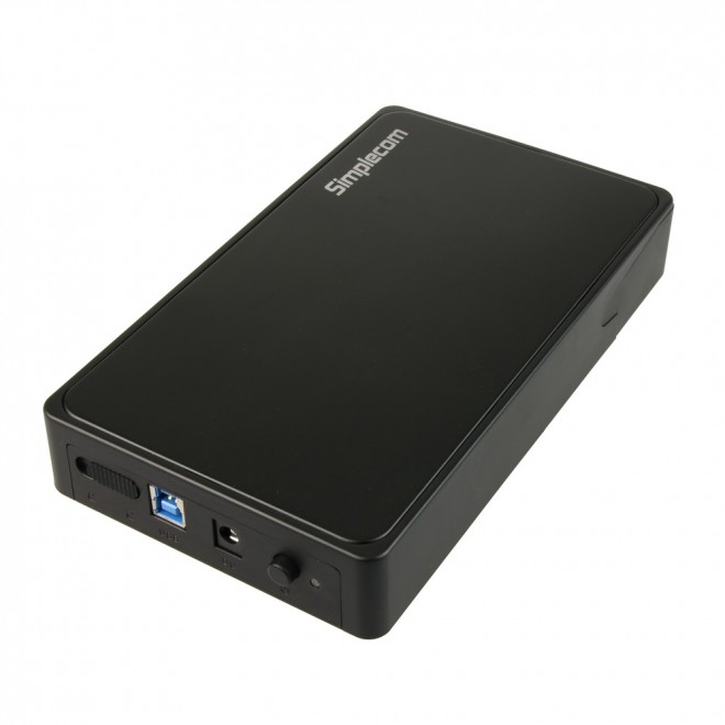  3.5" SATA Enclosure, USB 3.0, Tool-Free - Black  