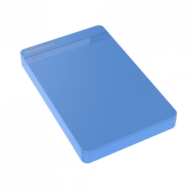  2.5" SATA Enclosure, USB 3.0, Tool-Free - Blue  