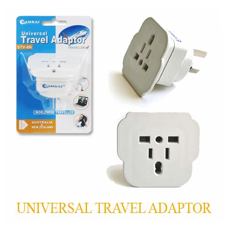  Universal Travel Adaptor: Use for England/USA/Europe/China/Japan/ Italy and more other countries travel in Australia & New Zealand  