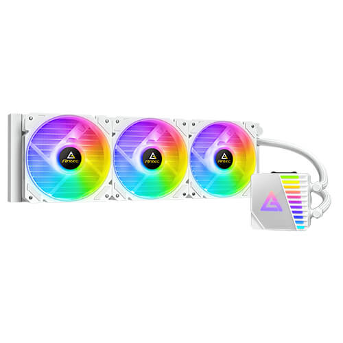  Liquid CPU Cooler: Symphony 360 ARGB White, 360mm radiator, 3x 120mm ARGB PWM Fans, 397x120x27mm, <br>Support: Intel LGA1200, LGA115x, LGA20xx*, AMD AM4, AM3, AM2, FM2, FM1  