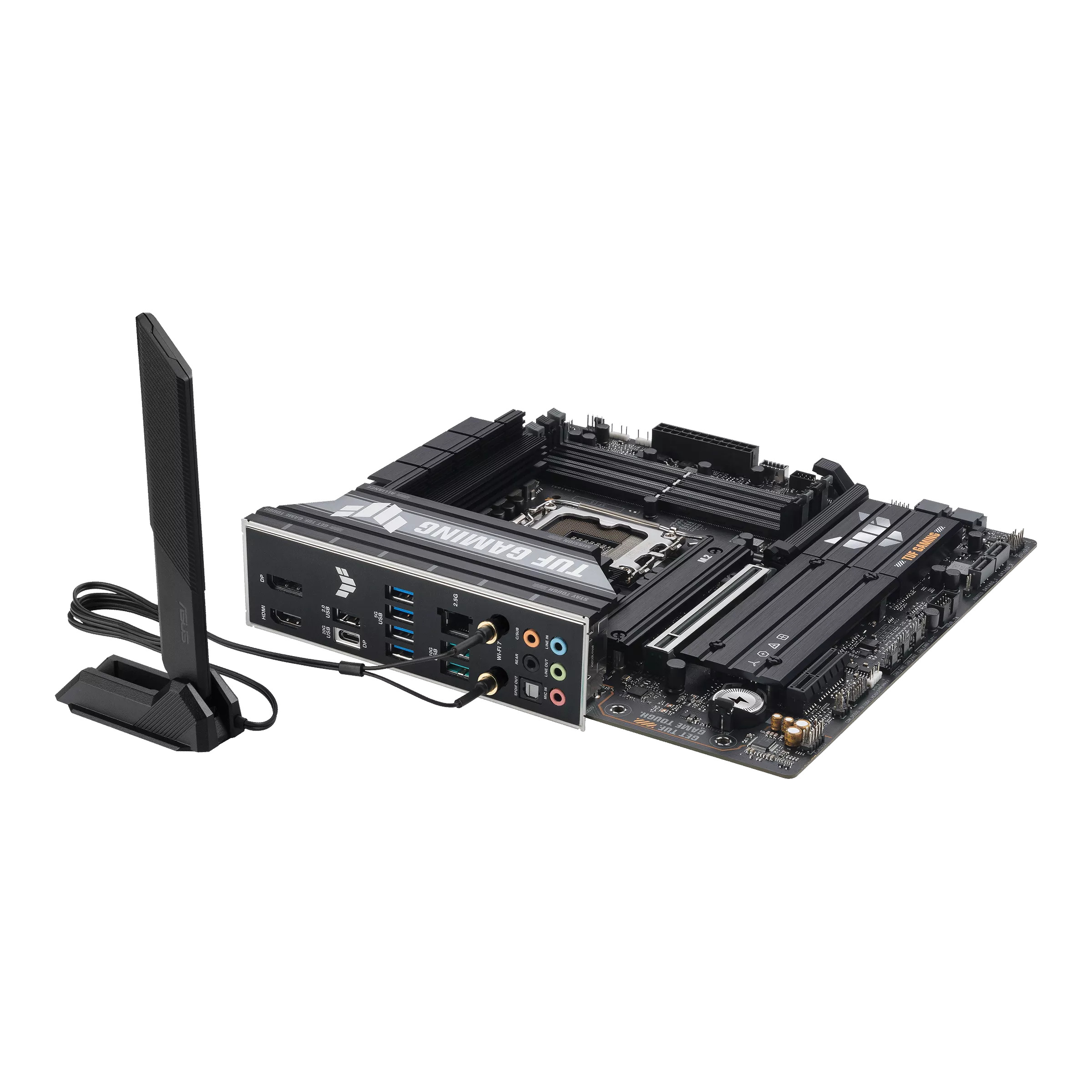  B860 m-ATX Motherboard: 1851 Socket For Intel Core Ultra 200S Processors<br>4x DDR5, 4x SATA 6Gb/s, PCIe 5.0, 1x M.2 Gen5 + 2x M.2 Gen4, 1x 2.5GbE LAN, Wi-Fi 7 + Bluetooth 5.4, 7.1 Audio, 1x DP/1x HDMI/1x USB Type-C  
