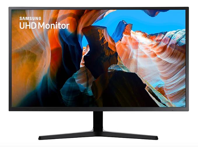  32" 4K Gaming Monitor: UHD (16:09) QLED, 3840x2160, 4MS, 2X HDMI, 1X DP, DARK BLUE GRAY, VESA  