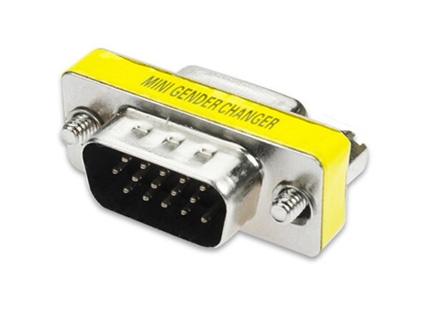  Adapter: VGA D-SUB 15-Pin (Male to Male)  