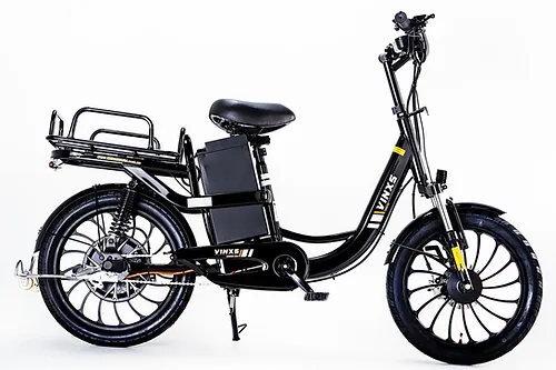 Electric Cargo E-Bike Black - 5 Hours Battery<br><font color="red"In-Store Pickup Only - No Delivery Available  