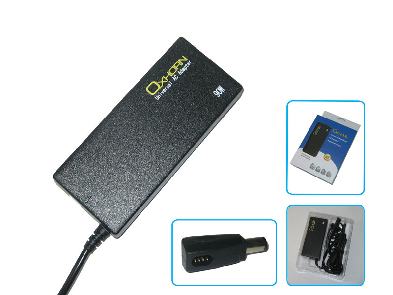  Notebook Power Adapter 90W, support DELL battery charger, Samsung, HP blue plug etc  
